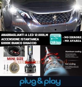 LAMPADE ANABBAGLIANTI LED PEUGEOT 3