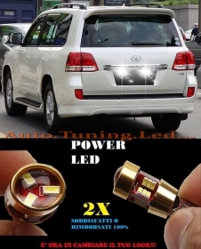 COPPIA LUCI TARGA TOYOTA LAND CRUIS
