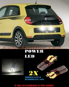 COPPIA LUCI TARGA RENAULT TWINGO II