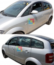 SET 4 DEFLETTORI ARIA AUDI A2 5 POR